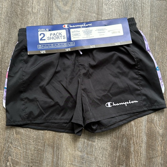 Girls Shorts -2 Pack Champion - Picture 1 of 6